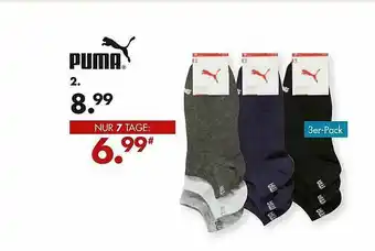 Galeria Puma Herren Socken, Uni 3er-pack Angebot