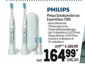 METRO Philips Schallzahnbürste Expertclean 7300 Angebot