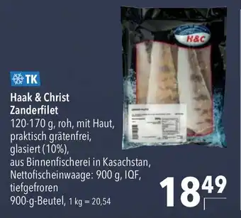 CITTI Markt Haak & Christ Zanderfilet 900g Angebot