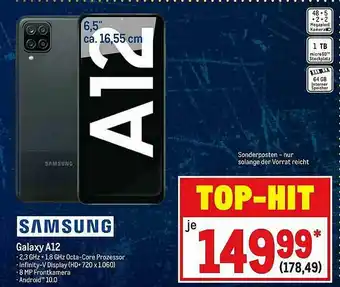 METRO Samsung Galaxy A12 Angebot