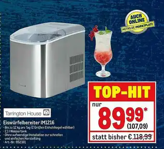 METRO Tarrington House Eiswürfelbereiter Im1216 Angebot