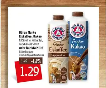 Kupsch Bärenmarke Eiskaffee, Kakao Oder Barista Milch Angebot