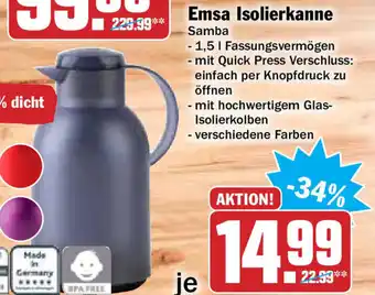 Hit Emsa Isolierkanne Angebot