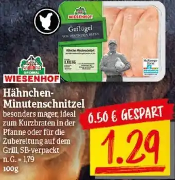 NP Discount WIESENHOF Hähnchen-Minutenschnitzel 100 g Angebot