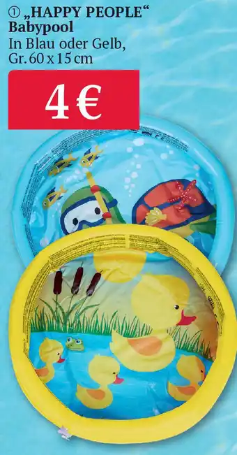 Woolworth ,,HAPPY PEOPLE" Babypool Angebot