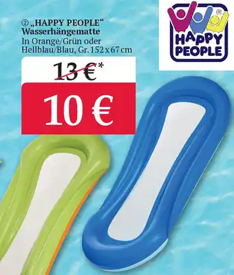 Woolworth ,,HAPPY PEOPLE" Wasserhängematte Angebot