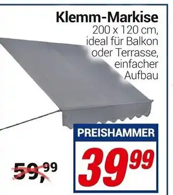 CENTERSHOP Klemm Markise Angebot
