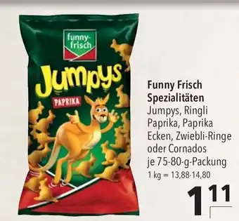 CITTI Markt Funny Frisch Spezialitäten 75-80g Angebot