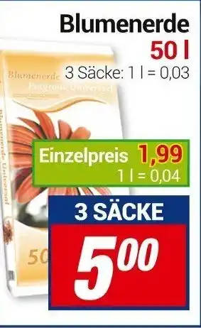 CENTERSHOP Blumenerde 50 l Angebot