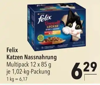 CITTI Markt felix Katzen Nassnahrung Multipack 12 x 85 g je 1,02-kg-Packung Angebot