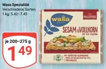 Globus Wasa Spezialität 200-275 g Angebot