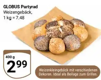 Globus GLOBUS Partyrad 400 g Angebot