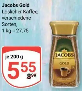 Globus Jacobs Gold 200 g Angebot