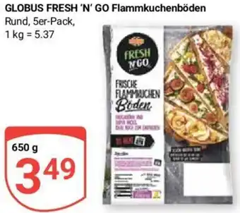 Globus GLOBUS FRESH 'N' GO Flammkuchenböden 650 g Angebot