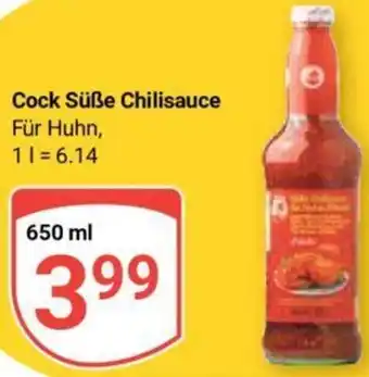 Globus Cock Süße Chilisauce 650 ml Angebot