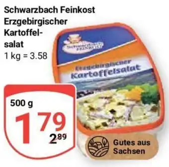 Globus Schwarzbach Feinkost Erzgebirgischer Kartoffelsalat 500 g Angebot