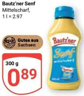 Globus Bautz'ner Senf 300 g Angebot