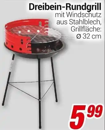 CENTERSHOP Dreibein Rundgrill Angebot
