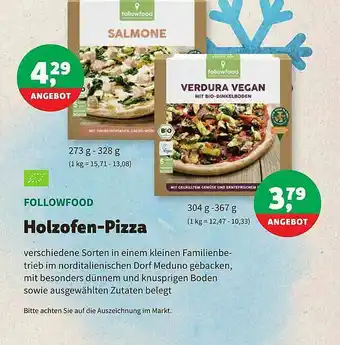 Biomarkt Followfood Holzofen-pizza Angebot