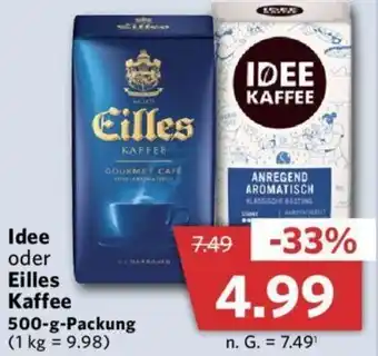 Combi Idee oder Eilles Kaffee 500-g-Packung Angebot