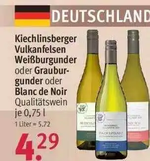 Rossmann Kiechlinsberger Vulkanfelsen Weißburgunder Oder Grauburgunder Oder Blanc De Noir Angebot