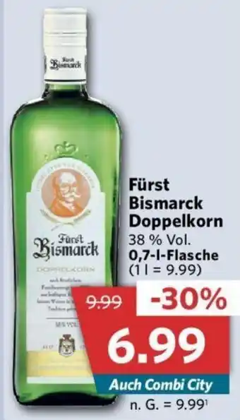Combi Fürst Bismarck Doppelkorn 0,7 L Flasche Angebot