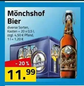 Logo Getränkemarkt Mönchshof Bier Angebot