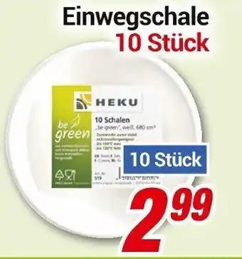 CENTERSHOP Einwegschale Angebot