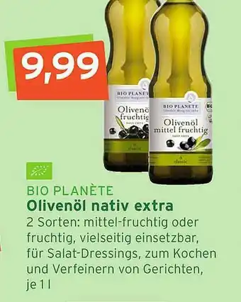 Naturgut Bio Planète Olivenöl Nativ Extra Angebot