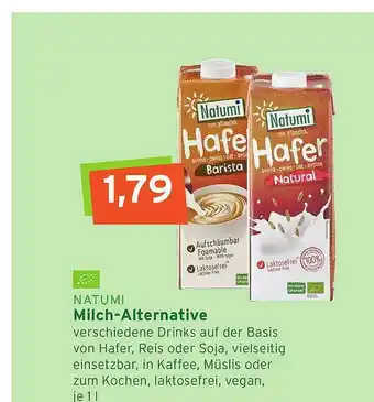 Naturgut Natumi Milch-alternative Angebot