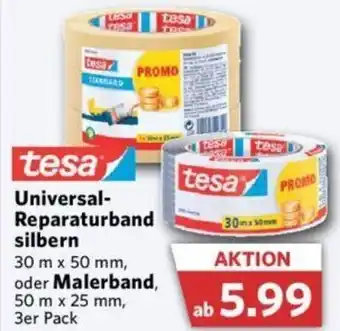 Combi tesa Universal-Reparaturband silbern oder Malerband Angebot