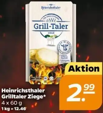 NETTO Heinrichsthaler Grilltaler Ziege 4x60 g Angebot