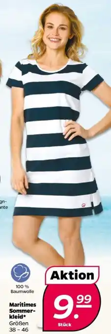 NETTO Maritimes Sommerkleid Angebot