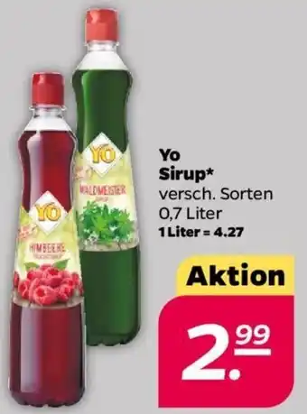 NETTO Yo Sirup 0,7 Liter Angebot