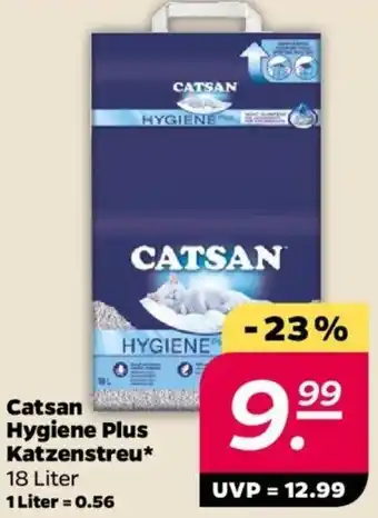 NETTO Catsan Hygiene Plus Katzenstreu* 18 Liter Angebot