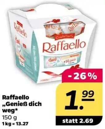 NETTO Raffaello ,,Genieß dich weg* 150 g Angebot