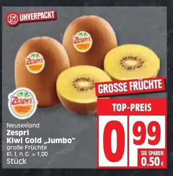 Edeka Zespri Kiwi Gold ,,Jumbo" große Früchte Angebot