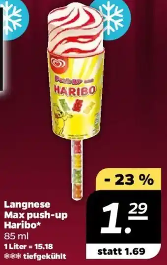 NETTO Langnese Max push-up Haribo* 85 ml Angebot