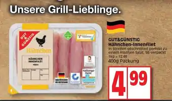 Edeka Hähnchen-Innenfilet 400g Packung Angebot