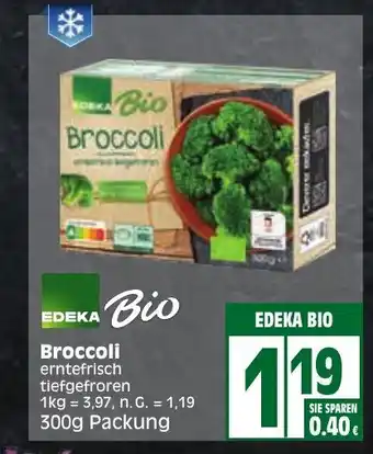 Edeka EDEKA Bio Broccoli 300g Packung Angebot