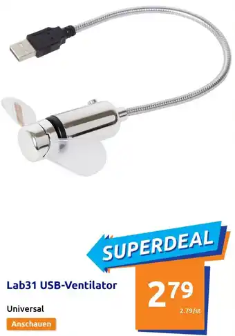 Action Lab31 USB-Ventilator Angebot