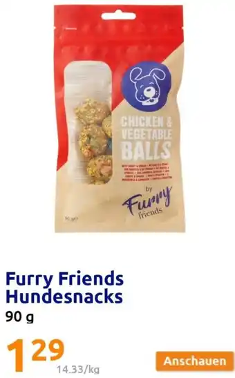 Action Furry Friends Hundesnacks 90 g Angebot