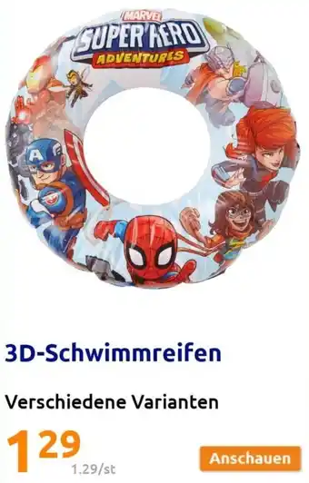 Action 3D-Schwimmreifen Angebot