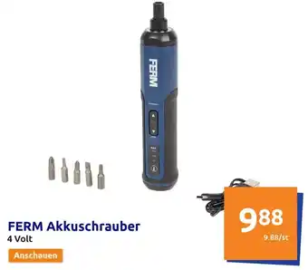 Action FERM Akkuschrauber 4 Volt Angebot