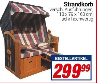 CENTERSHOP Strandkorb Angebot