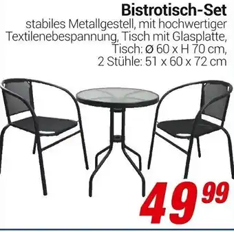 CENTERSHOP Bistrotisch Set Angebot