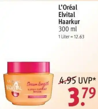 Rossmann L'Oréal Elvital Haarkur 300ml Angebot