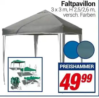 CENTERSHOP Faltpavillon Angebot