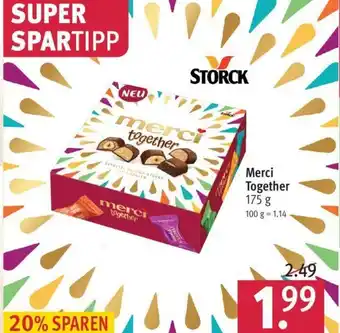 Rossmann Merci Together 175g Angebot