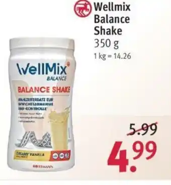 Rossmann Wellmix Balance Shake 350g Angebot